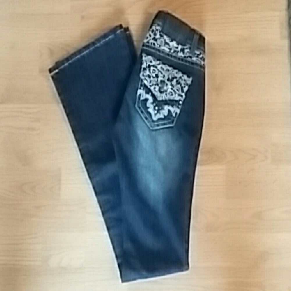 Soundgirl bootcut jeans dark wash